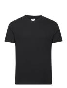 Basic Cotton V-Neck T-Shirt Mango Black