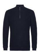 Cotton Half Zip French Connection Navy
