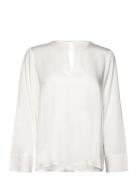 Blouse With Cut-Out Detail Tom Tailor White