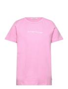 Logo T-Shirt Tom Tailor Pink