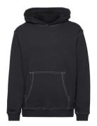 Custom Hoodie-Black Contrast Stitch Taikan Black