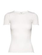 Belize Poinetelle T-Shirt Rosemunde White