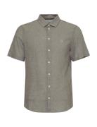 Cfaksel Ss Linen Mix Shirt Casual Friday Khaki