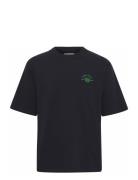 Cftue Tee With Chest Embroidery Casual Friday Navy