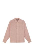 Linen Melange Ls Reg Shirt J. Lindeberg Beige