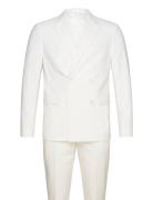 Plain Db Mens Suit - Normal Lenght Lindbergh White