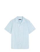 Elio Painted Stripe Reg Shirt J. Lindeberg Blue