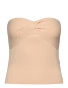 Hollie Knitted Bandeau Top Notes Du Nord Cream