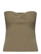 Hollie Knitted Bandeau Top Notes Du Nord Beige