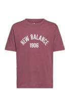 Nb Essentials Varisty Tee New Balance Burgundy