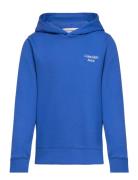 Ckj Stack Logo Hoodie Calvin Klein Blue