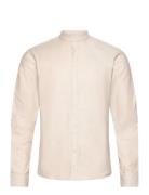 Yarn Dyed Oxford Superflex Shirt L/ Lindbergh Beige