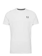 Ua Hg Armour Fitted Ss Under Armour White