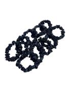 Skinny Scrunchie 10 Pcs Pipol's Bazaar Black