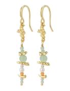 Cloud Recycled Earrings Multicoloured/Gold-Plated Pilgrim Gold