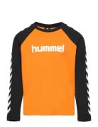 Hmlboys T-Shirt L/S Hummel Orange