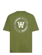 Asa Tirewall T-Shirt Gots Double A By Wood Wood Green