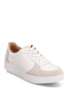 Rally Leather/Suede Panel Sneakers FitFlop White