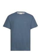 Akkikki S/S Waffle Tee Anerkjendt Blue