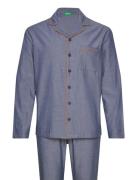 Pyjama(Shirt+Trouser United Colors Of Benetton Blue
