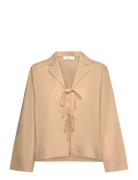 Helveiw Cropped Shirt InWear Beige