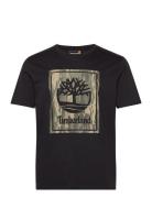 Stack Logo Camo Short Sleeve Tee Black Timberland Black