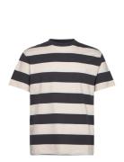Relaxed Striped T-Shirt Tom Tailor Beige