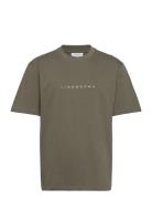 Over D Embroidery Tee S/S Lindbergh Green