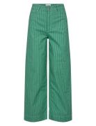 Nuparis Cropped - Green Stripe Nümph Green