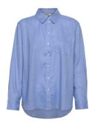 Onltokyo L/S Linen Blend Shirt Pnt ONLY Blue