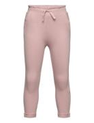 Cotton Jogger-Style Trousers Mango Pink