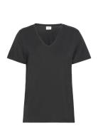 Adeliasz V-N T-Shirt Saint Tropez Black