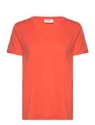 Adeliasz V-N T-Shirt Saint Tropez Orange