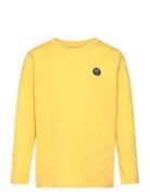 Regular Fit Badge Long Sleeved - Go Knowledge Cotton Apparel Yellow