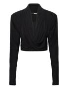 Slinky Hooded Top ROTATE Birger Christensen Black