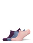 Solid Glitter Sneakie Sock 3 Pack Becksöndergaard Pink