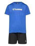 Hmlplag Shorts Set Hummel Blue