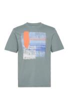 Printed T-Shirt Tom Tailor Grey