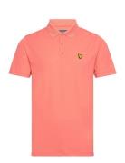Golf Tech Polo Shirt Lyle & Scott Sport Pink