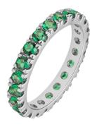 Elipse Ring Silver/Green Xs/50 Mockberg Silver