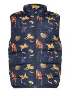 Nmmmylane Vest Mix Animals Name It Navy