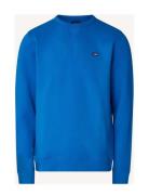Matteo Organic Cotton Crew Sweatshirt Lexington Clothing Blue