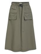 Objbeccy Long Skirt 131 Object Khaki