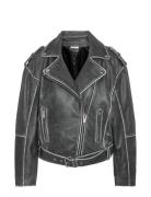 Nmaika L/S Leather Jacket NOISY MAY Black