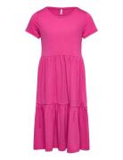 Kogdalia S/S Long Dress Jrs Kids Only Pink