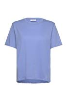 Mschterina Organic Small Logo Tee MSCH Copenhagen Blue