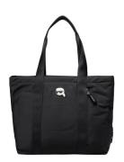 K/Ikonik 2.0 Nylon Zip Tote Karl Lagerfeld Black