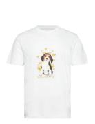 Ace Cute Doggy T-Shirt Double A By Wood Wood White