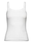 Slfcelica Anna Strap Tank Top Noos Selected Femme White