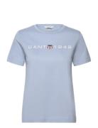 Reg Printed Graphic T-Shirt GANT Blue